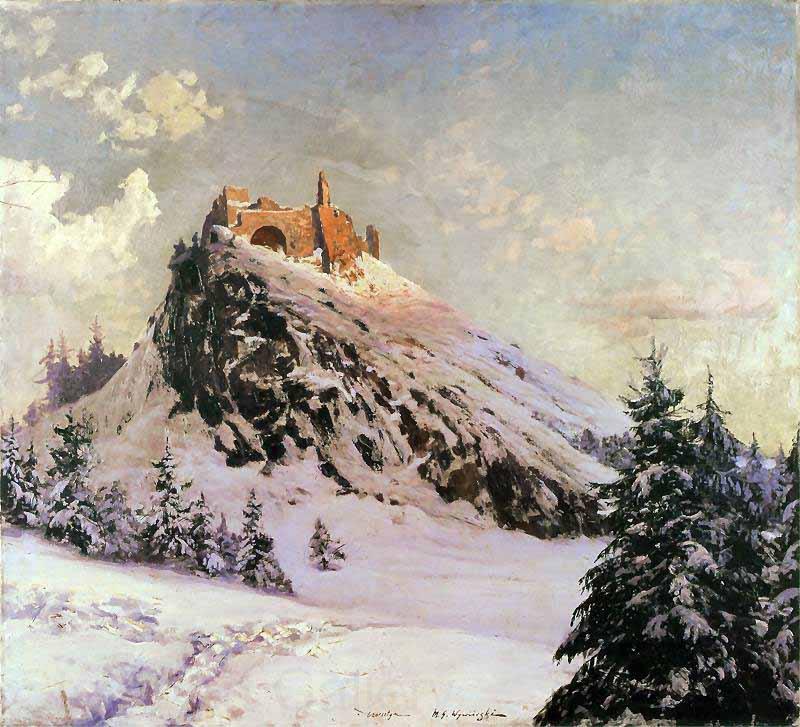 Claude Monet Czorsztyn Castle France oil painting art